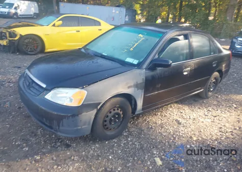 2001 Honda Civic Lx from USA, damaged, VIN 2HGES16541H554262